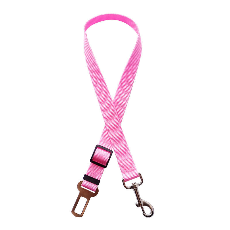 Adjustable Pet Car Seat Belt Harness  Dog & Cat Safety Lead Clip for Vehicle Travel